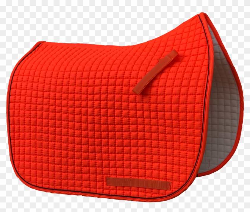 Blaze Hunter Safety Orange Dressage Saddle Pad - Main Square Houses Clipart