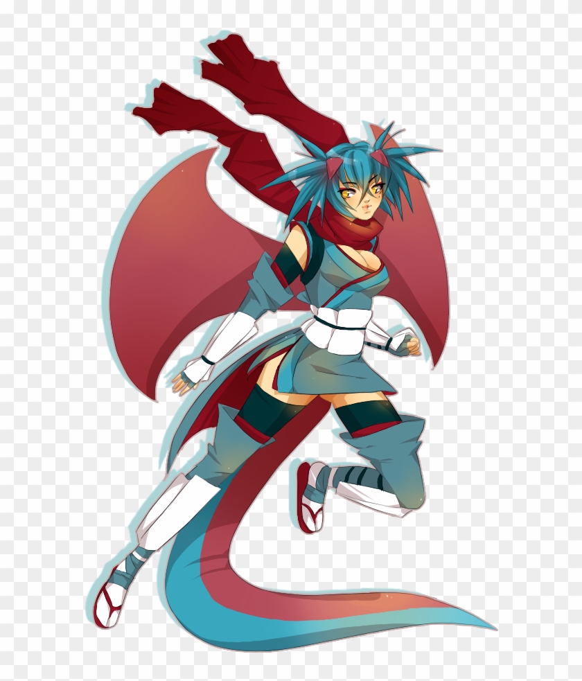 Pokemon Salamence Gijinka , Png Download - Salamence Gijinka Clipart