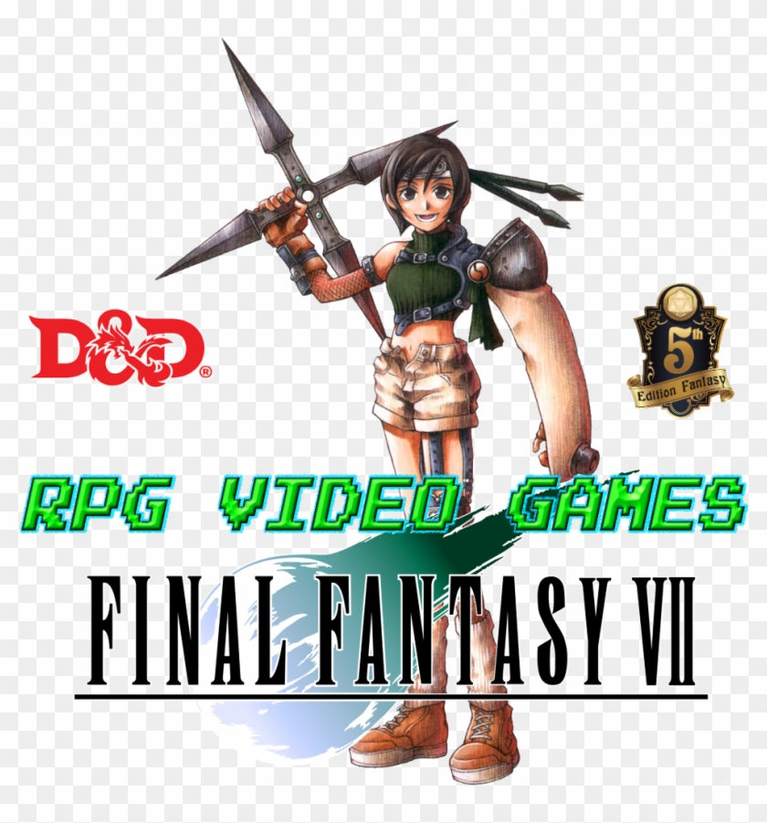 Final Fantasy 7 Yuffie Kisaragi Dnd 5e - Final Fantasy Vii Yuffie Clipart