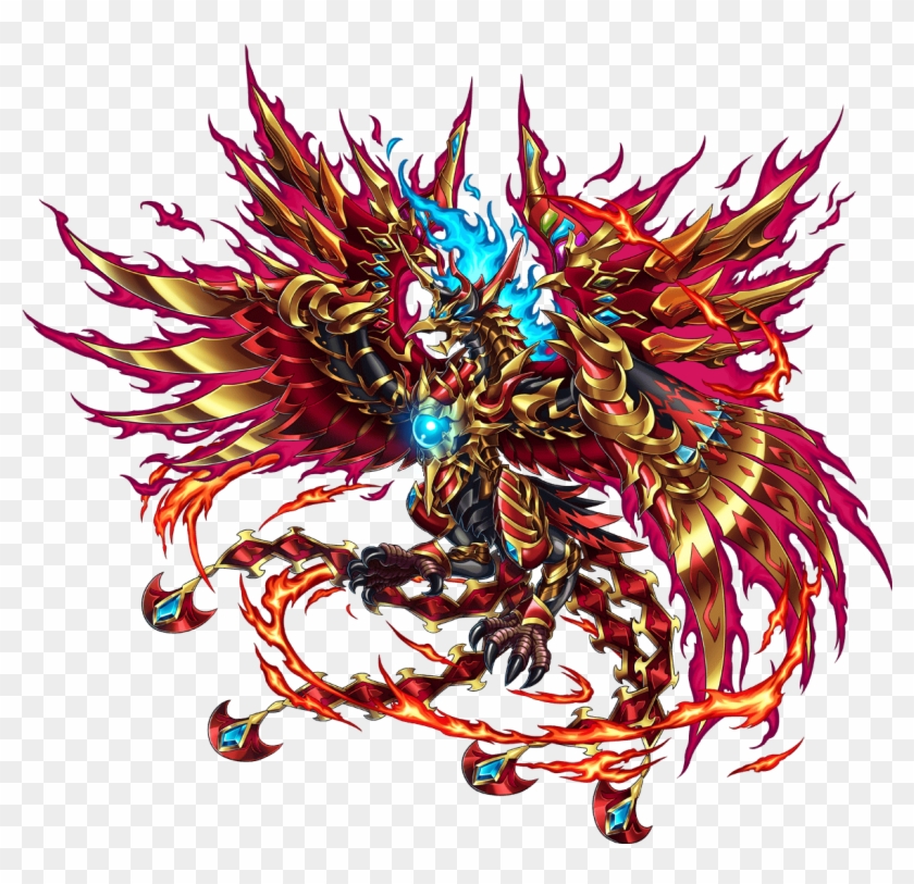 Divine Wolf Brave Frontier , Png Download - Brave Frontier Dragons Clipart #4370024