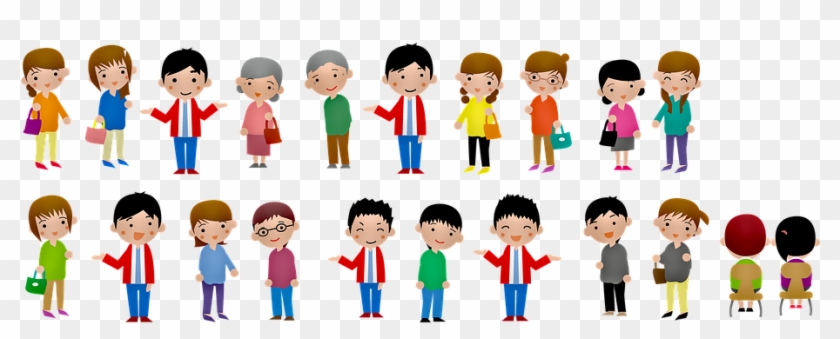 People, Man, Women, Grandma, Grandpa - Cartoon People Transparent Clipart