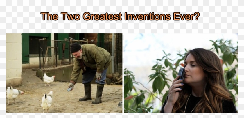 Angry Grandpa's Tech Grumble - Smartphone Smell Clipart #4370709