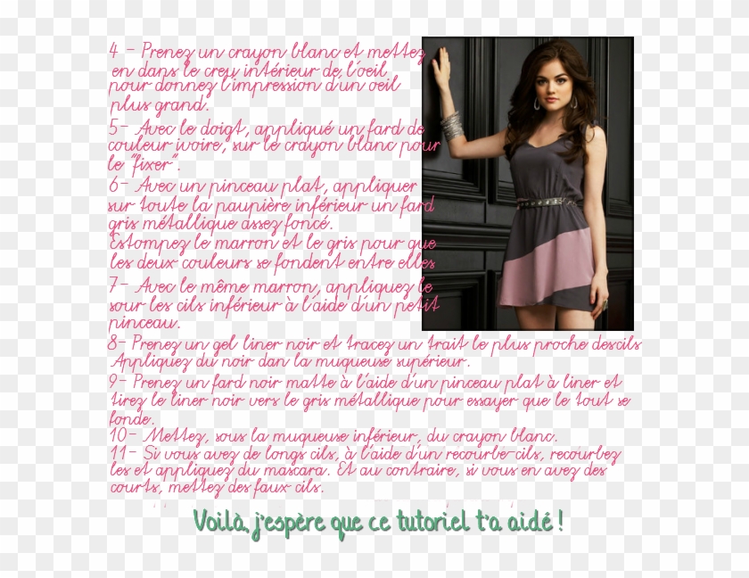 Tutoriel Maquillage - Sisterhood Of The Traveling Pants Lucy Hale Clipart