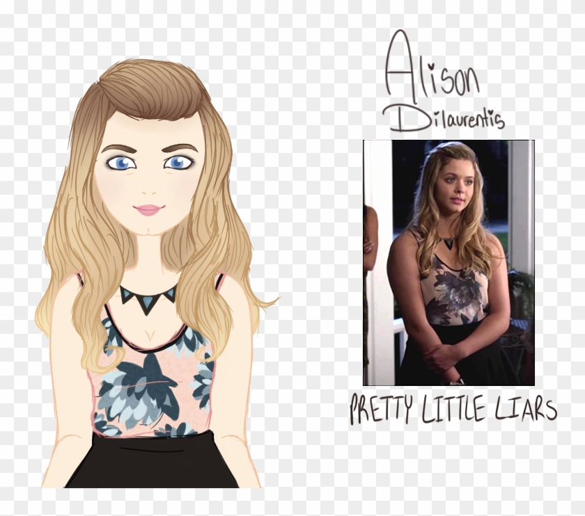 Alison Dilaurentis Pretty Little Liars By Xxdrewpuff - Alison Pretty Little Liars Drawing Clipart #4371090