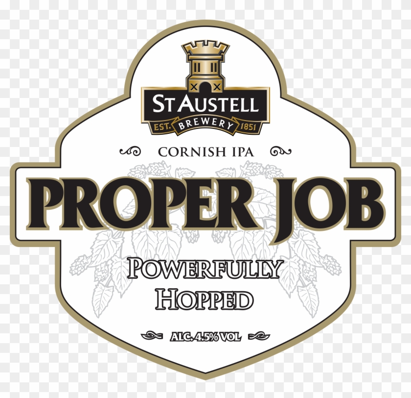 Proper Job Ipa Bitter - St Austell Proper Job Logo Clipart