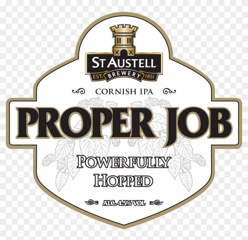 Proper Job Ipa Bitter - St Austell Proper Job Logo Clipart #4371209