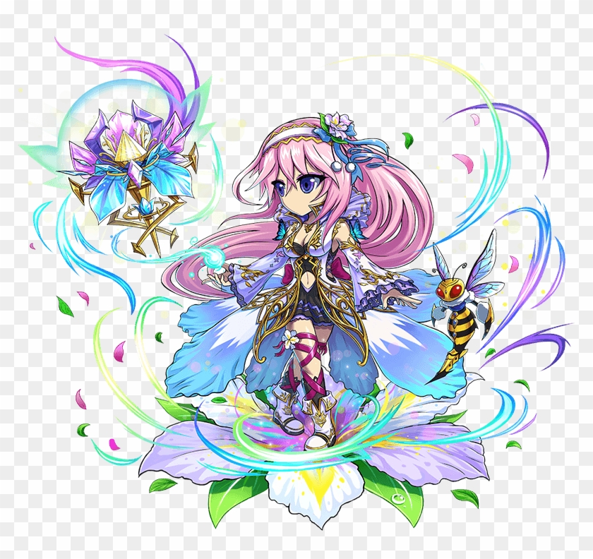 Devastante Combo Di 21 Attacchi Di Luce Su Tutti I - Brave Frontier Spring Units Clipart #4371271