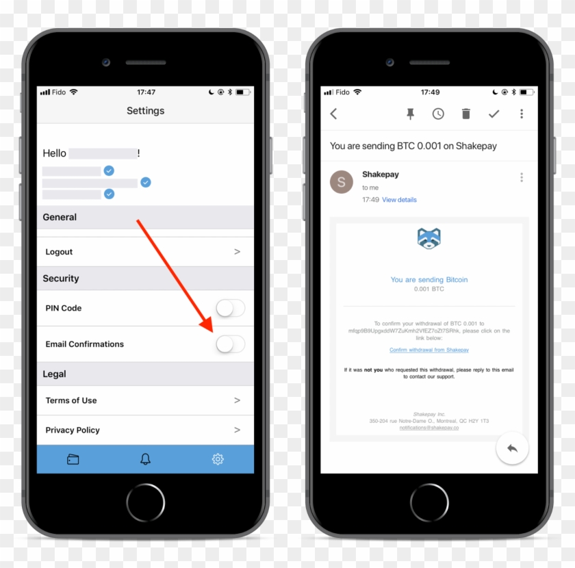 Shakepay Offers E-mail Confirmations And Pin Codes - Ask Md App Clipart