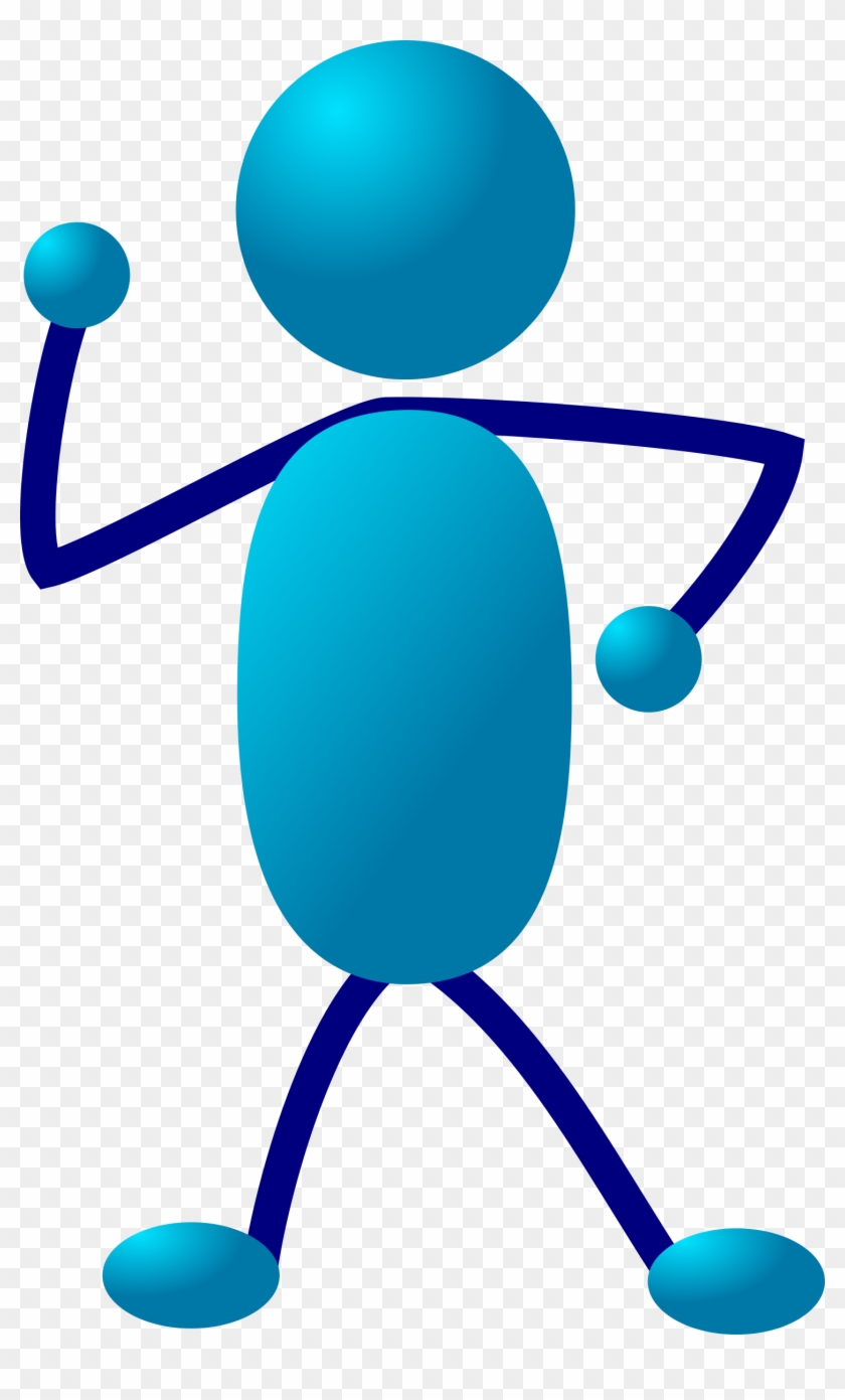 Microsoft Thinking Cliparts - Stick Man Clip Art - Png Download #4372362