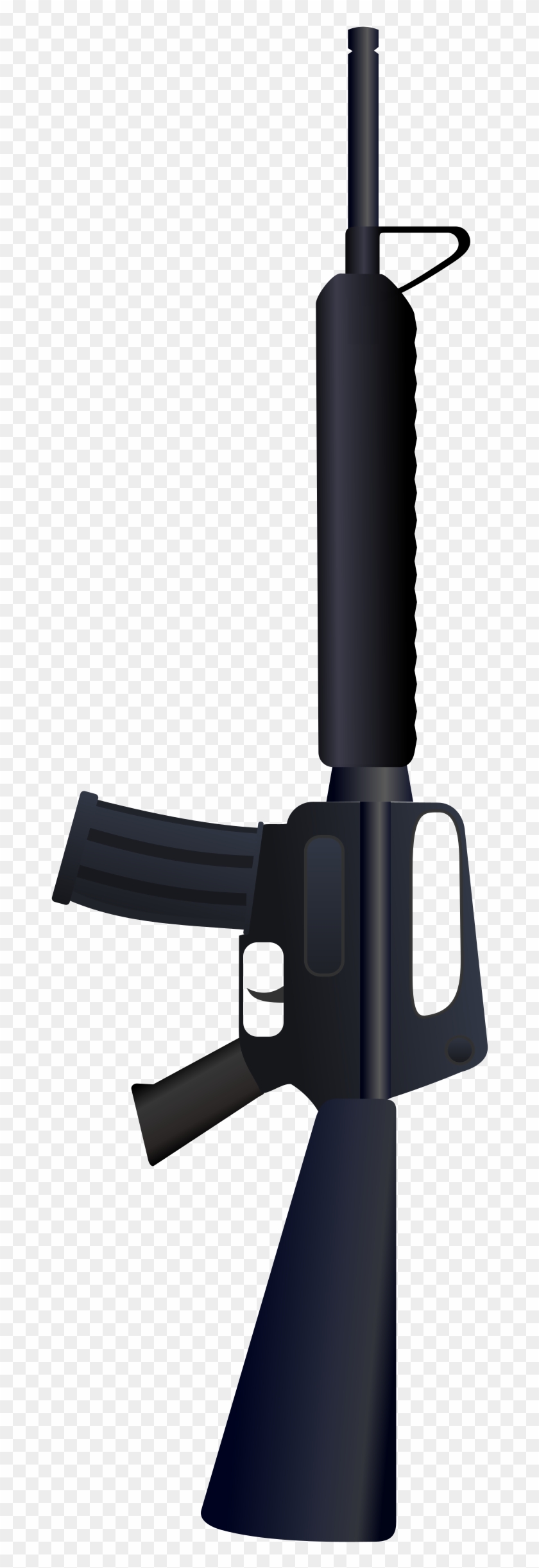 This Free Icons Png Design Of Colt Ar 15 / M 16 - Assault Rifle Clipart #4372642