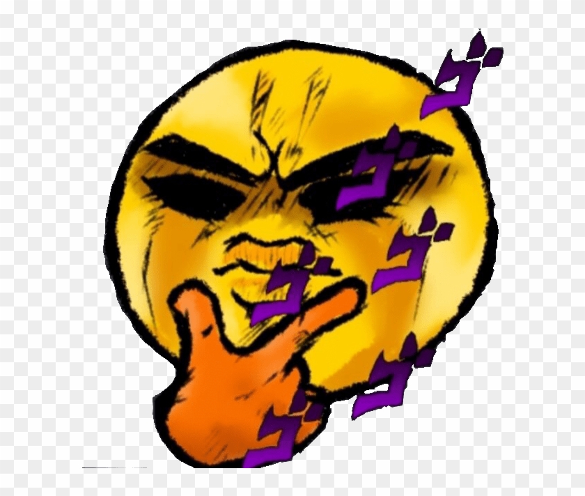 Download Thinking Emoji Meme Jojo Clipart Png Download - PikPng
