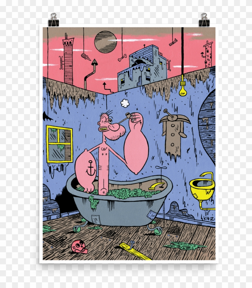 Popeye In Underworld Print - Sail Clipart