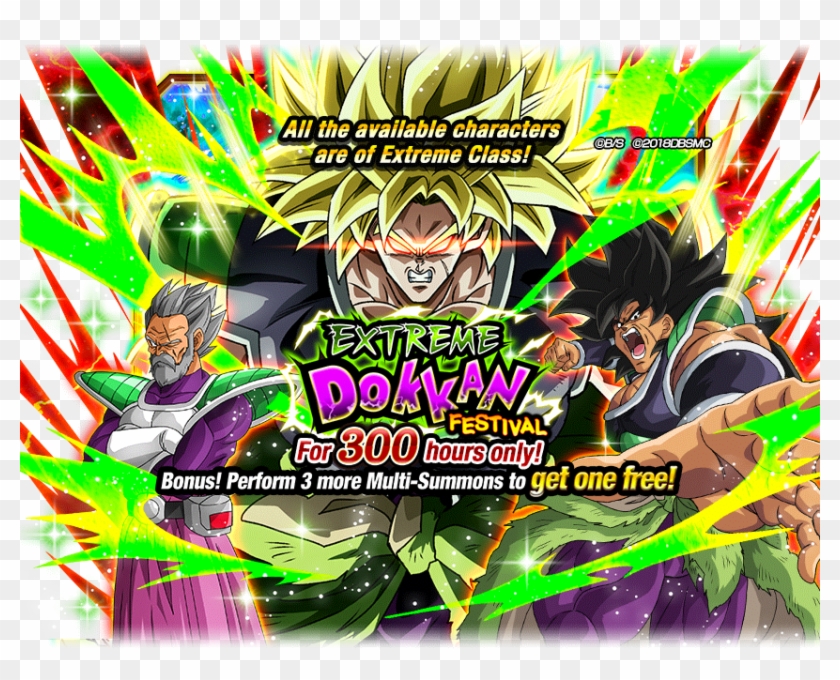 Extreme Dokkan Festival 7780 Stats - Dokkan Battle Super Broly Clipart
