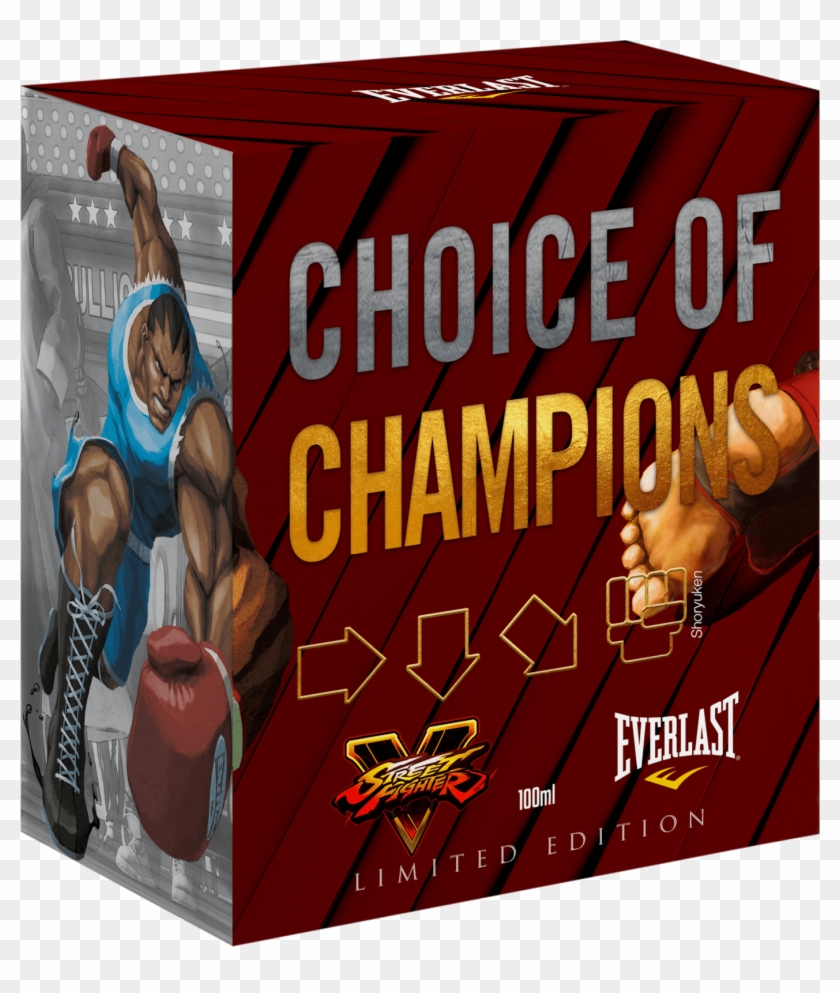 Choice Of Champions Street Fighter Shoryuken Everlast - Street Fighter Fragrance Clipart #4373371