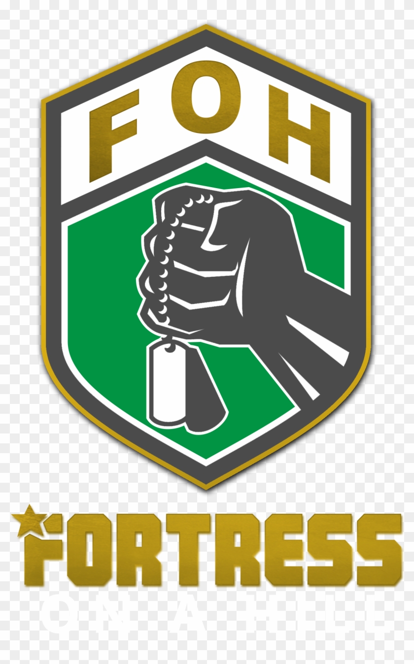 Fortress On A Hill - Sign Clipart