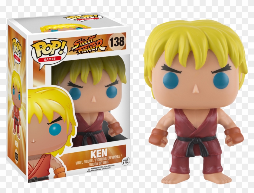 Ken Pop Vinyl Figure - Funko Pop Street Fighter Clipart #4374070