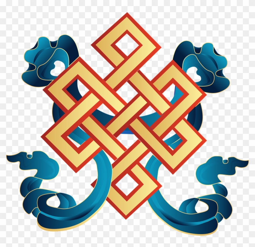 Beads Vector Stud - 4 Noble Truths Symbols Clipart