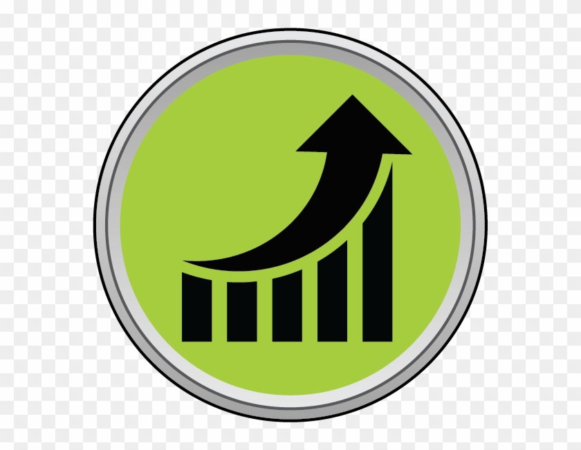 Economic Development-icon - Business Growth Icon Vector Png Clipart #4374299