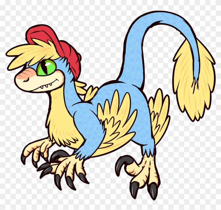 Micro Raptor Spice - Cartoon Clipart