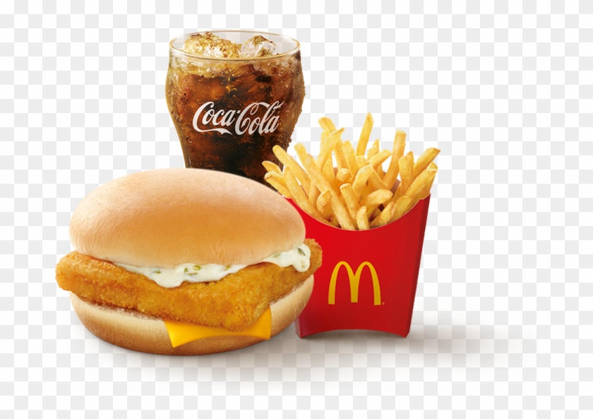 Burger French Fries Coca Cola Mcdonalds Clipart #4374608