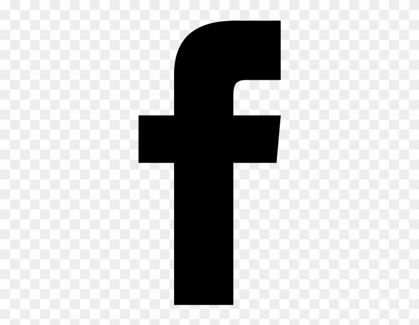 Twitter Instagram Facebook - Facebook Black White Logo Clipart #4374941