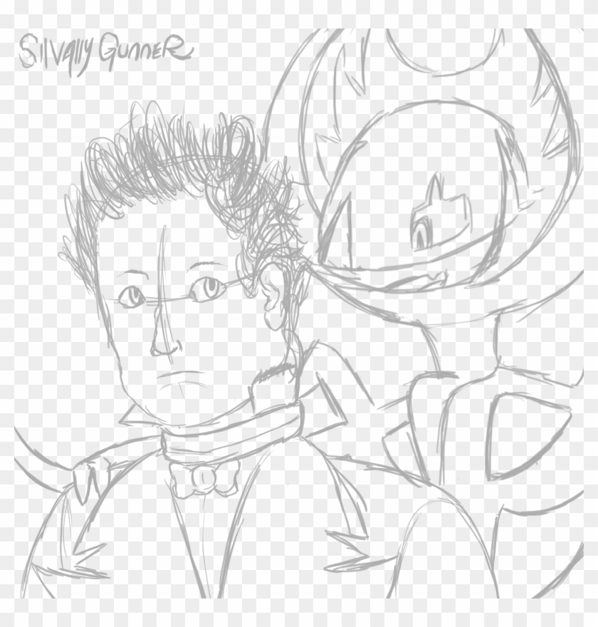 Doin , - Sketch Clipart