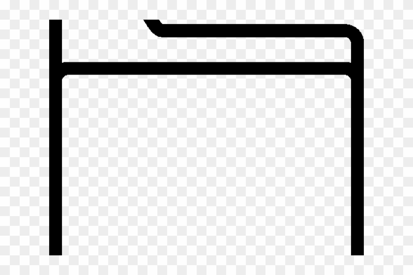 Folder Icons Simple - Paper Product Clipart #4375106