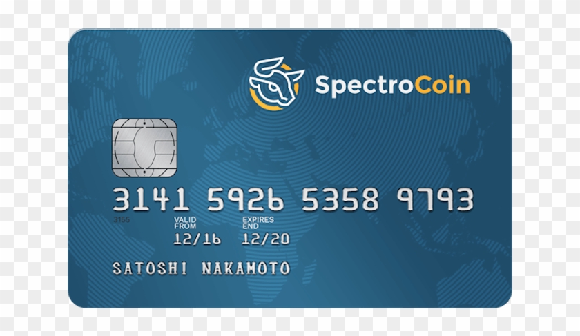 Buy Bitcoins With Credit Card - Spectrocoin Debit Card Clipart #4375567