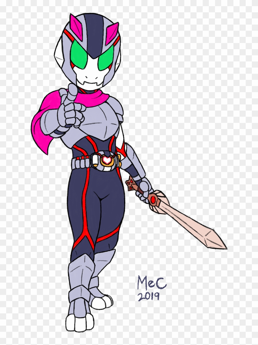 Arta Deltarune/kamen Rider Au - Cartoon Clipart #4375709