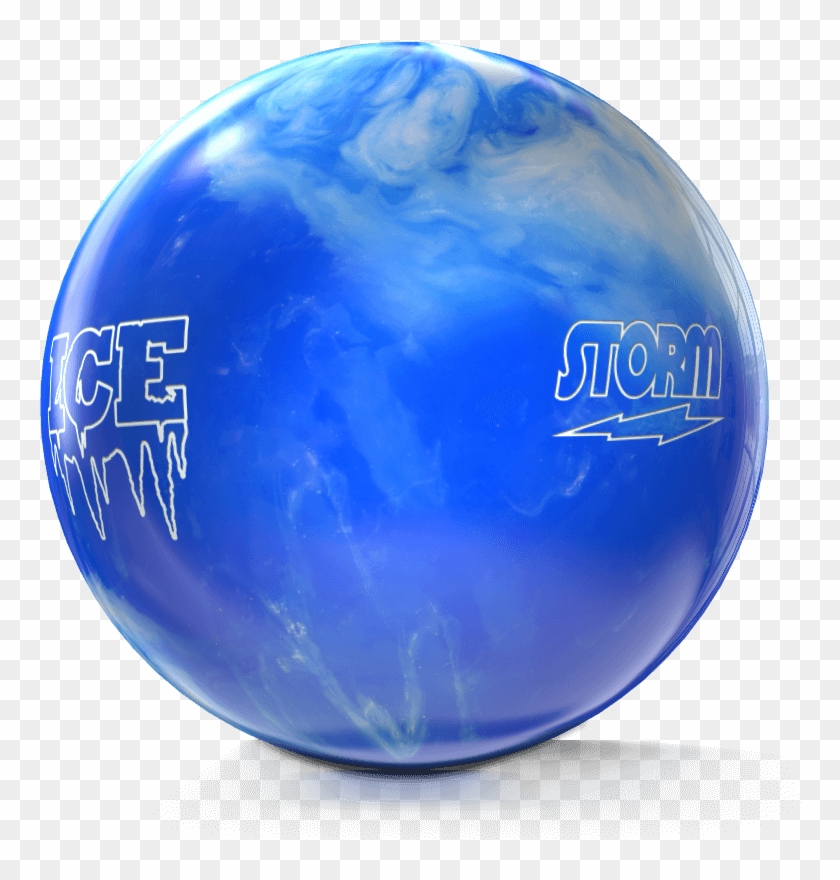 Bola Bowling Storm Ice Clipart #4375736