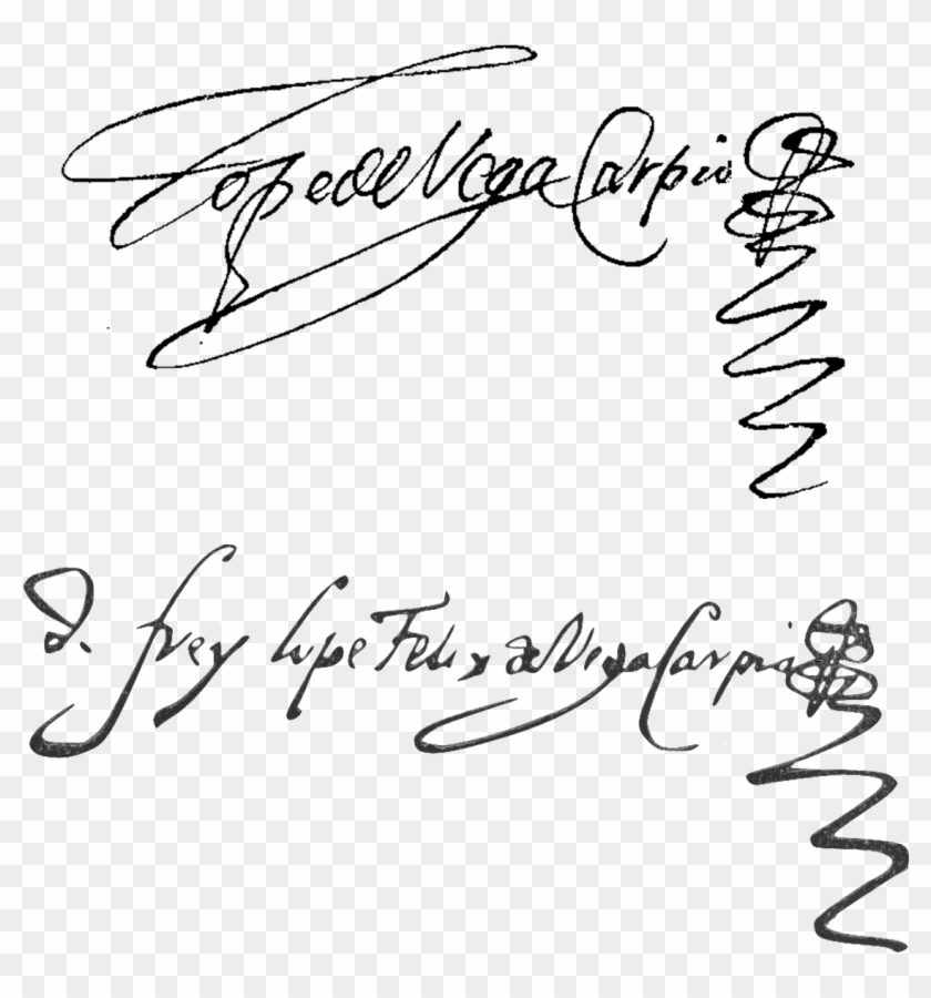 Firmas De Lope De Vega - Lope De Vega Firma Clipart #4375912
