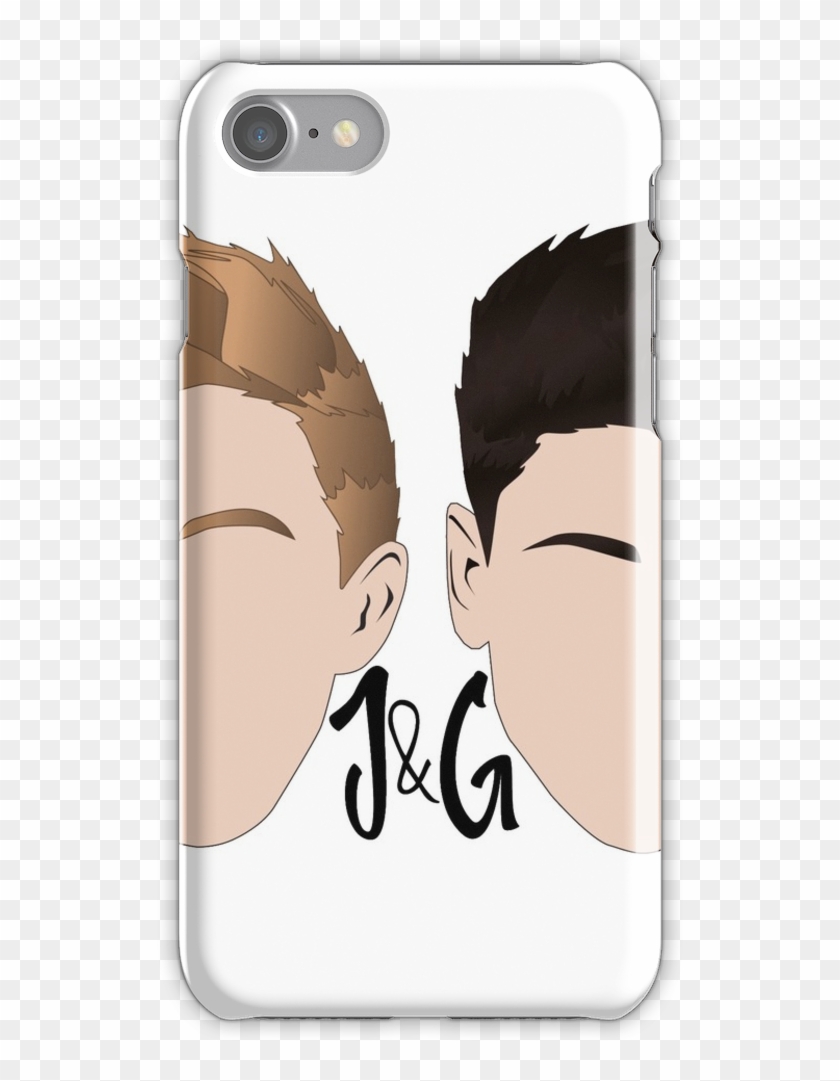 Jack And Jack Iphone 7 Snap Case - Jack Gilinsky Fan Art Clipart #4376081