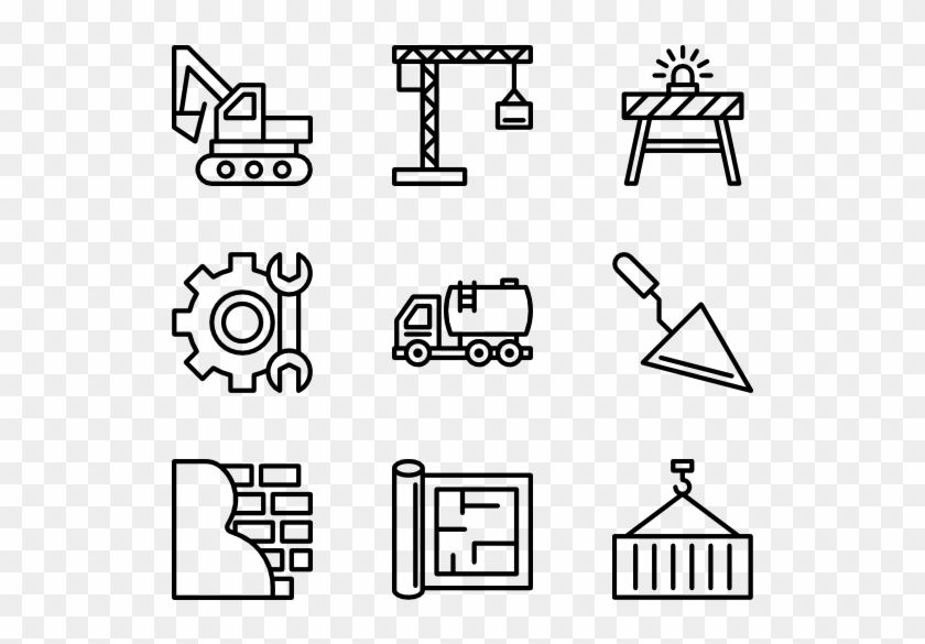 Construction Icons Free - Print Icons Clipart #4376271