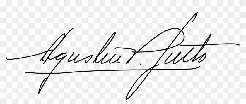 Firma De Agustin P - Firma De Agustin Clipart