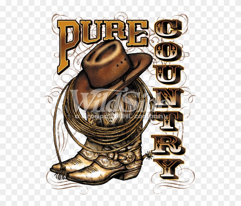 Pure Country - Cowboy Tshirt Ideas Clipart