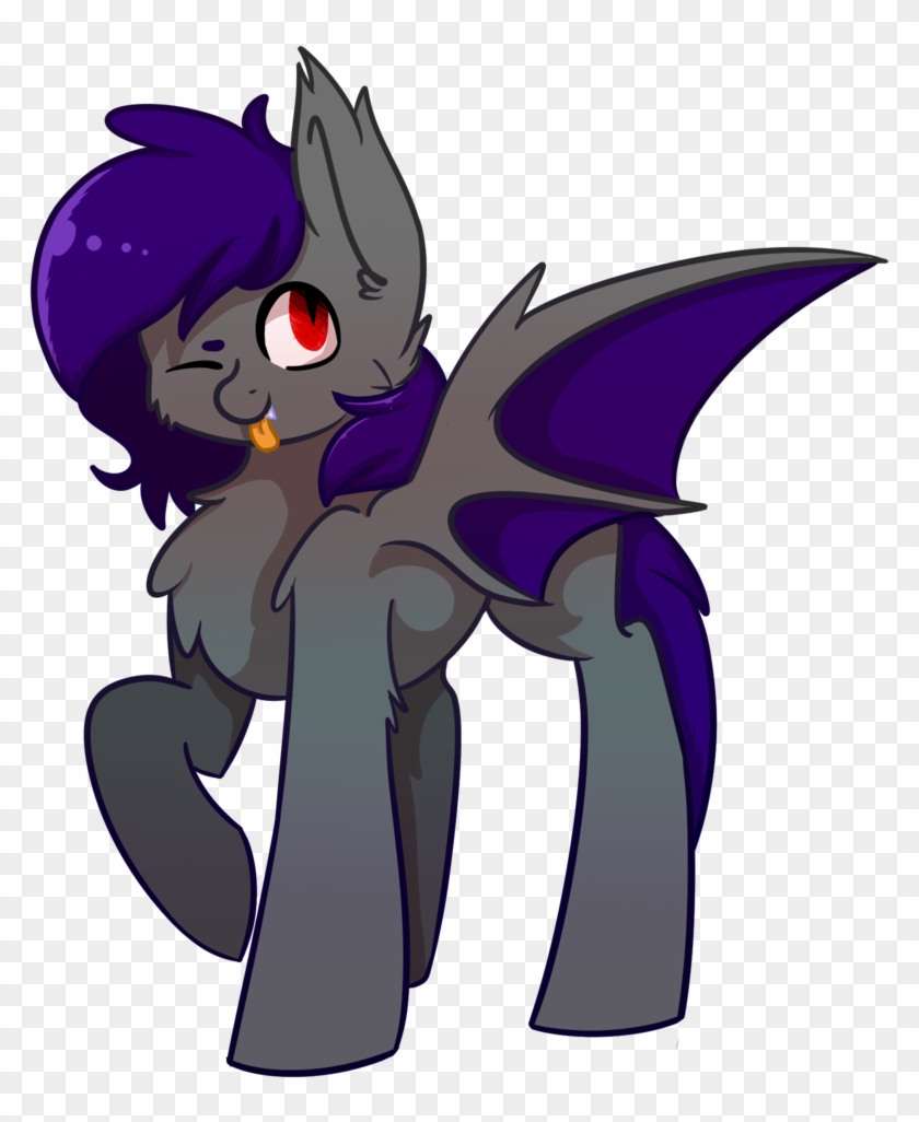 Technowolf, Bat Pony, Bat Pony Oc, Cute, Male, Oc, - Cartoon Clipart