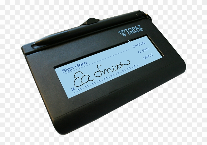 Digitalizador De Firmas Topaz Siglite Tl460 T Lbk460 - Lcd Signature Pad Clipart #4376931
