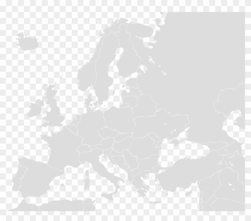 Blank Political Map Europe In 2006 Wf - Blank High Resolution Europe Map Clipart #4376967