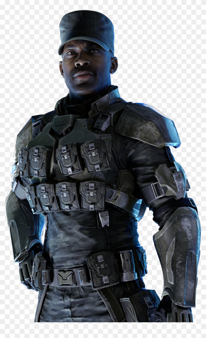 Avery Johnson - St Johnson Halo 3 Clipart