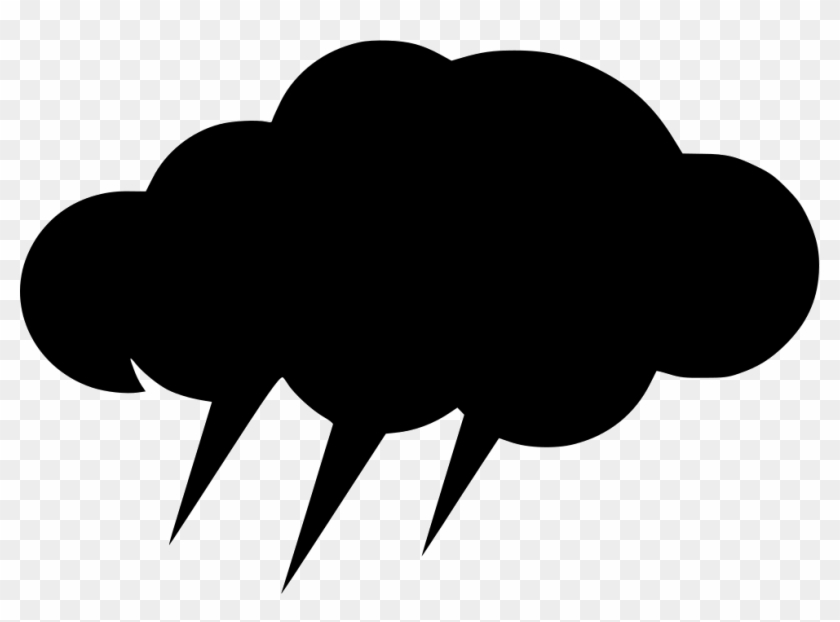 Clouds Silhouette Png - Storm Icon Png Clipart