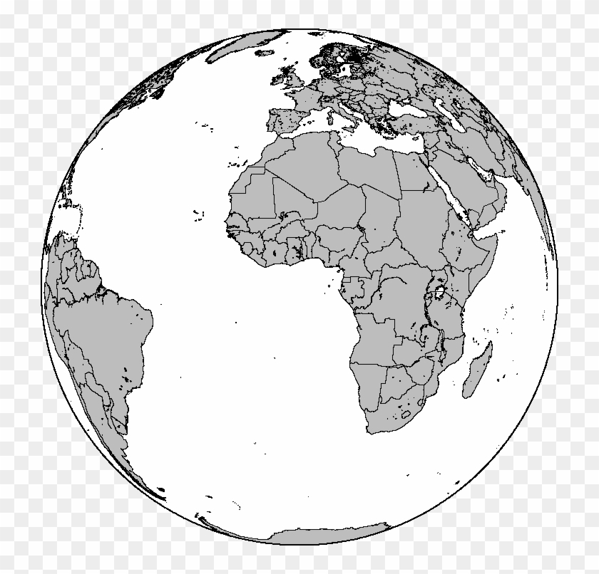 Blankmap Ao 000 Africa Europe - Geographical Pivot Of History Clipart #4377719