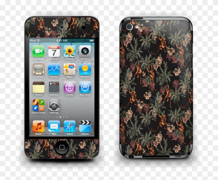 Jungle Monkeys Skin Ipod Touch 4th Gen - Ipod Touch 4th Generation Clipart