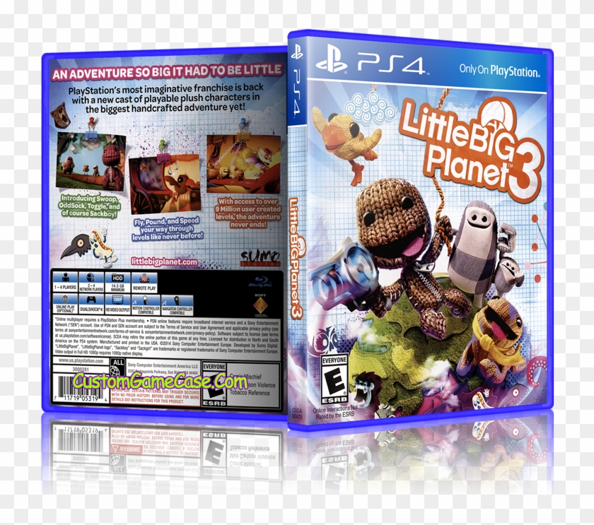 Little Big Planet - Little Big Planet 3 Cover Clipart #4377897