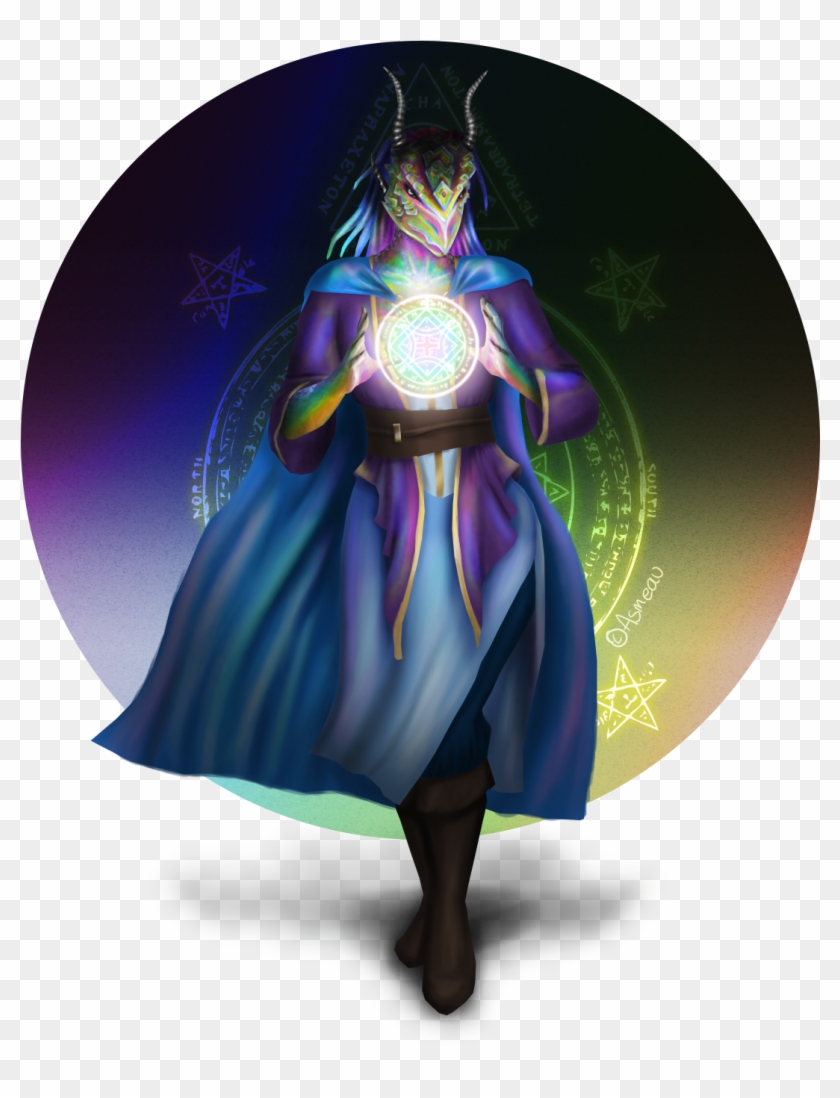 Dragonborn Drawing Sorcerer - Illustration Clipart