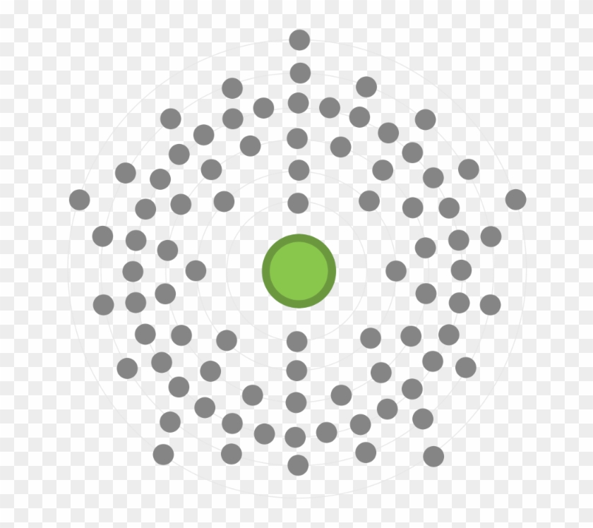 Electron Configuration - Gold Atomic Structure Clipart