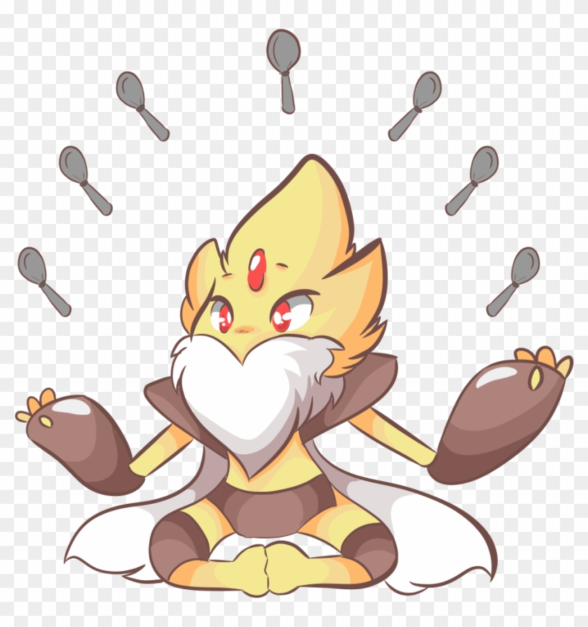 Mega Alakazam - Cartoon Clipart