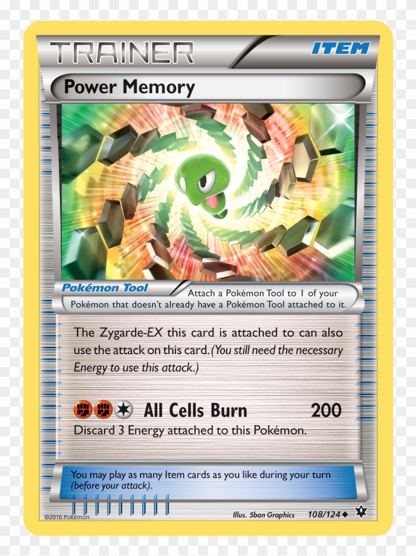 Xy Fates Collide E - Power Memory Pokemon Card Clipart