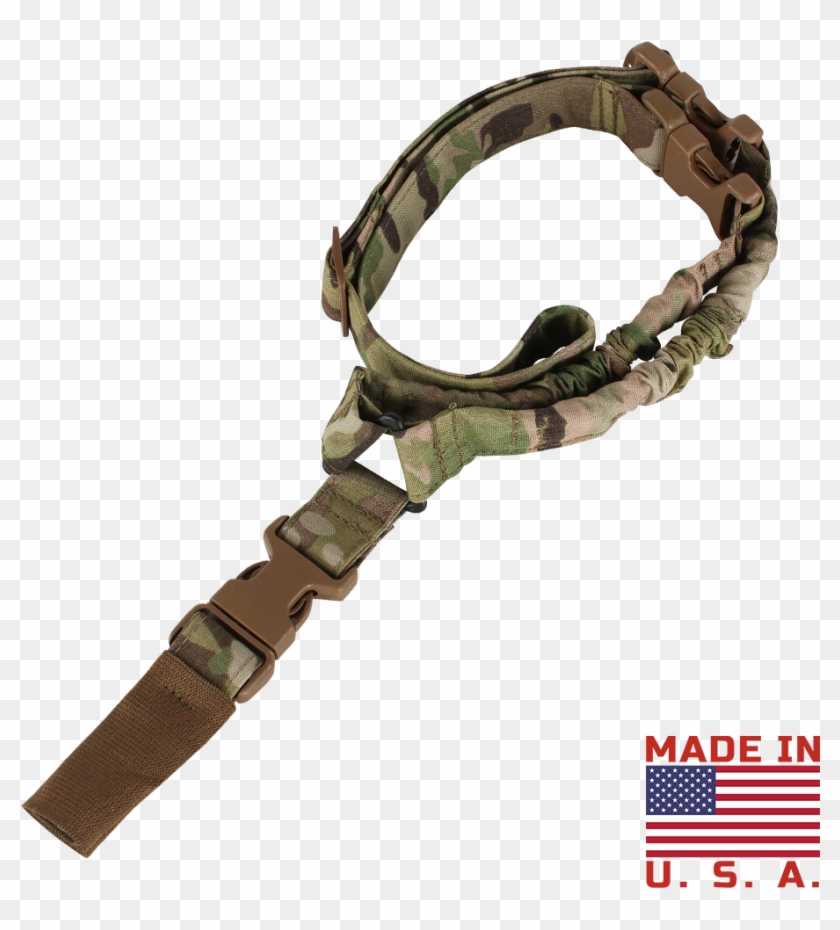 Sling Clip Body Armor - 2 To 1 Point Sling Bungee Multicam - Png Download #4379285