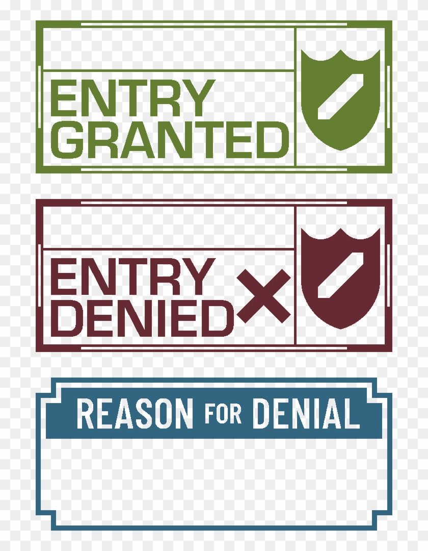 I Re-made Some Stuff From "papers, Please" - Entry Granted Papers Please Clipart