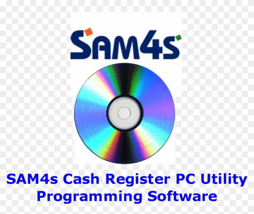 Sam4s Cash Register Pc Utility - Cd Clipart #4379801